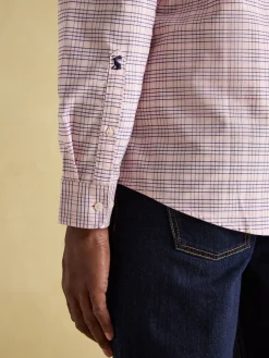 Welford Light Pink Cotton Check Shirt<Joules Discount