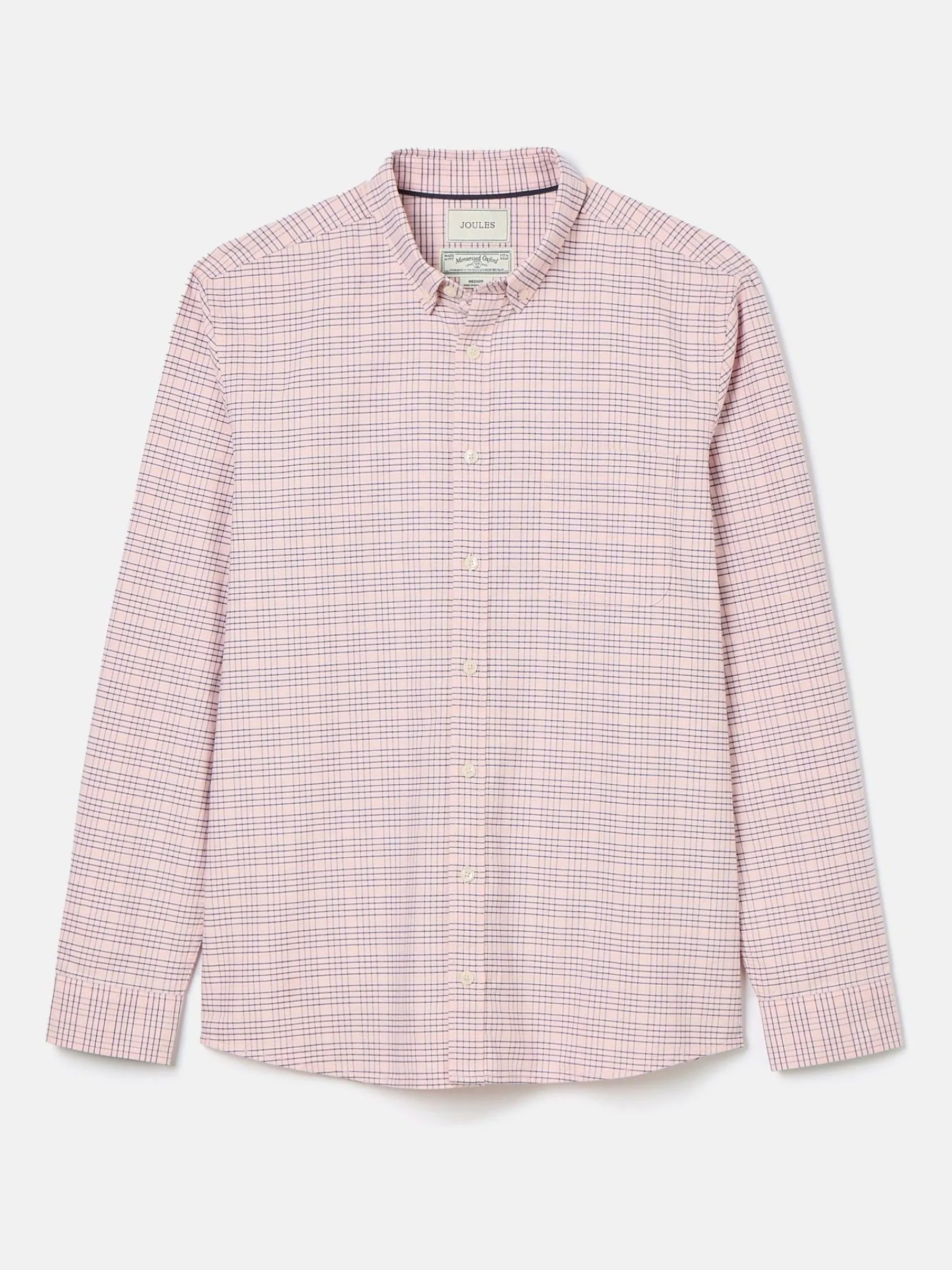 Welford Light Pink Cotton Check Shirt<Joules Discount