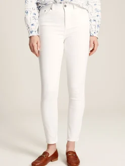 White Denim Stretch Skinny Jeans<Joules Sale