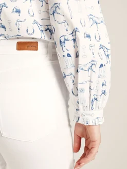 White Denim Stretch Skinny Jeans<Joules Sale