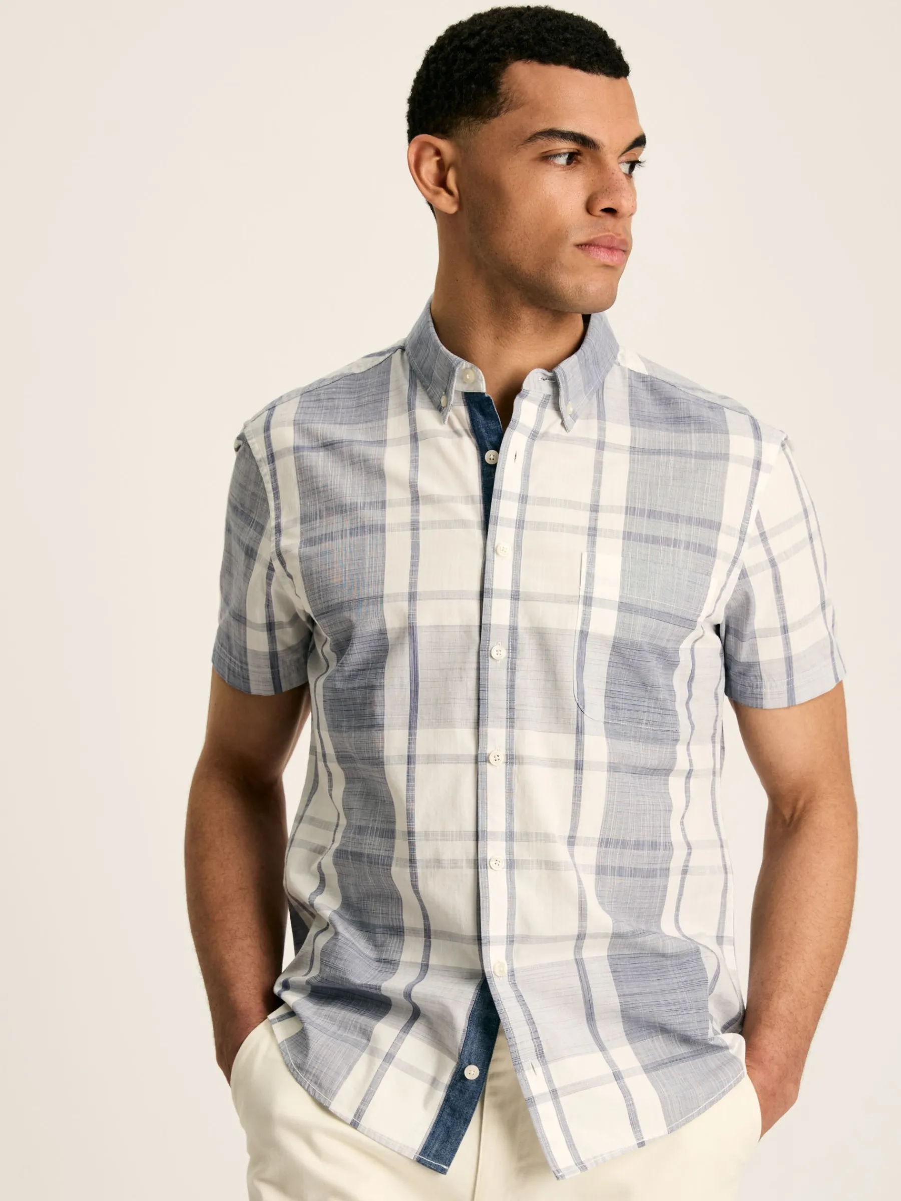 Wilson Checked Classic Fit Short Sleeve Shirt<Joules Clearance