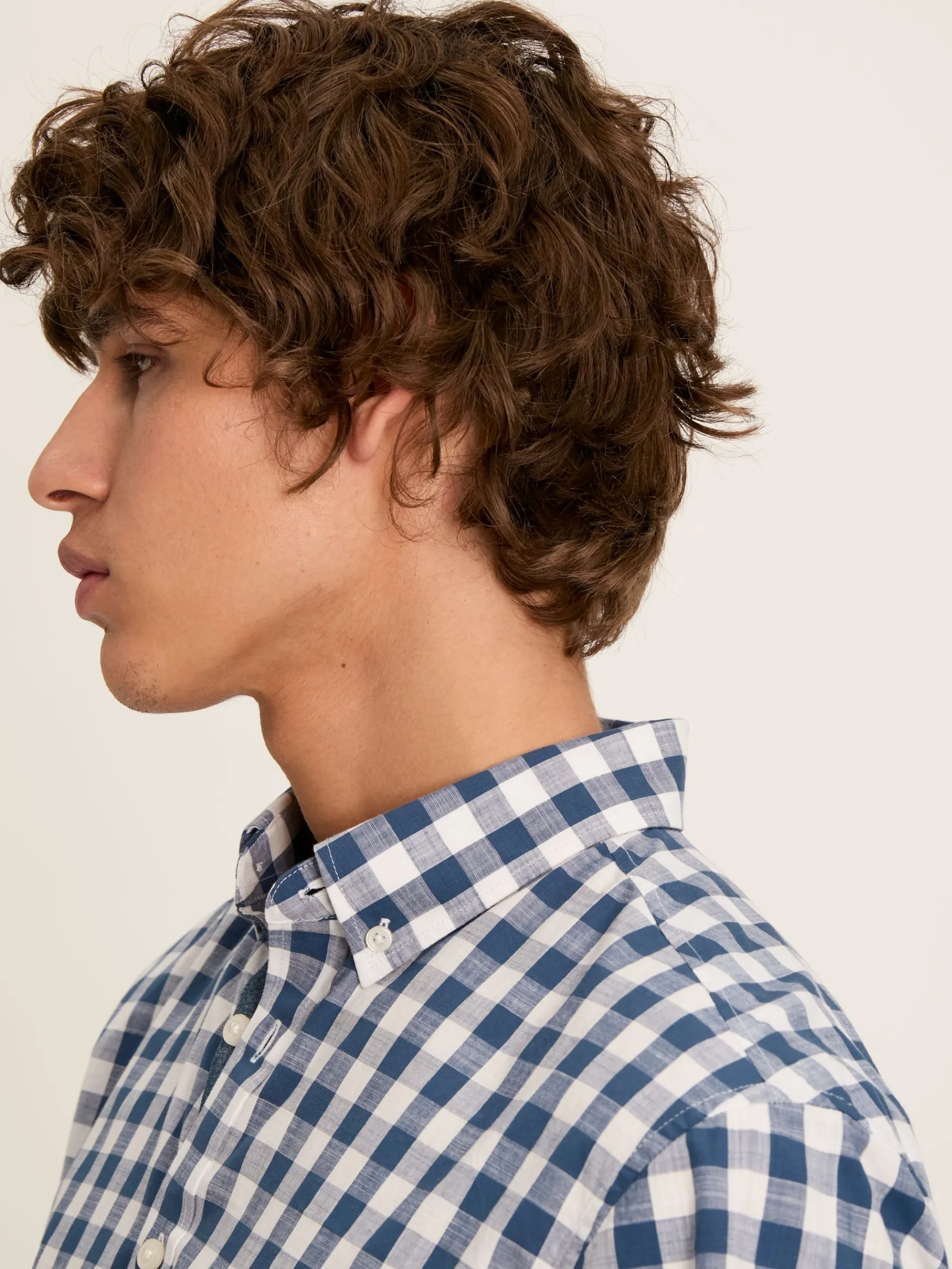 Wilson Gingham Classic Fit Short Sleeve Shirt<Joules New
