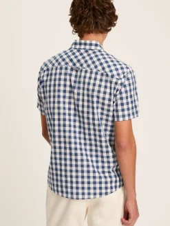 Wilson Gingham Classic Fit Short Sleeve Shirt<Joules New