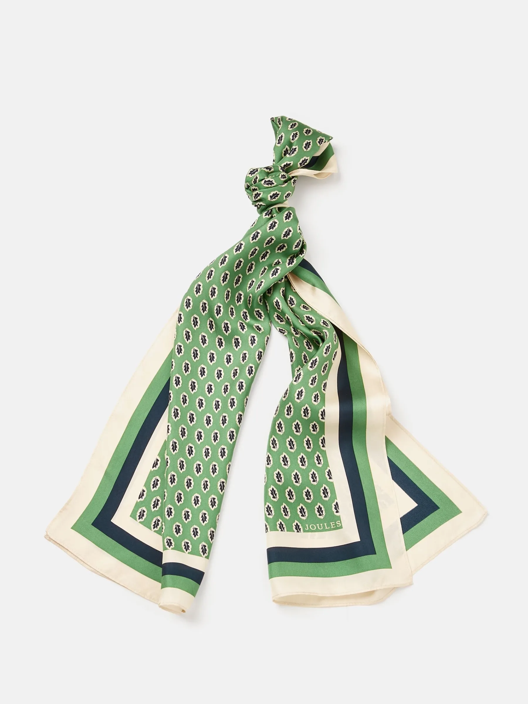 Windsor Printed Long Silk Scarf<Joules Online