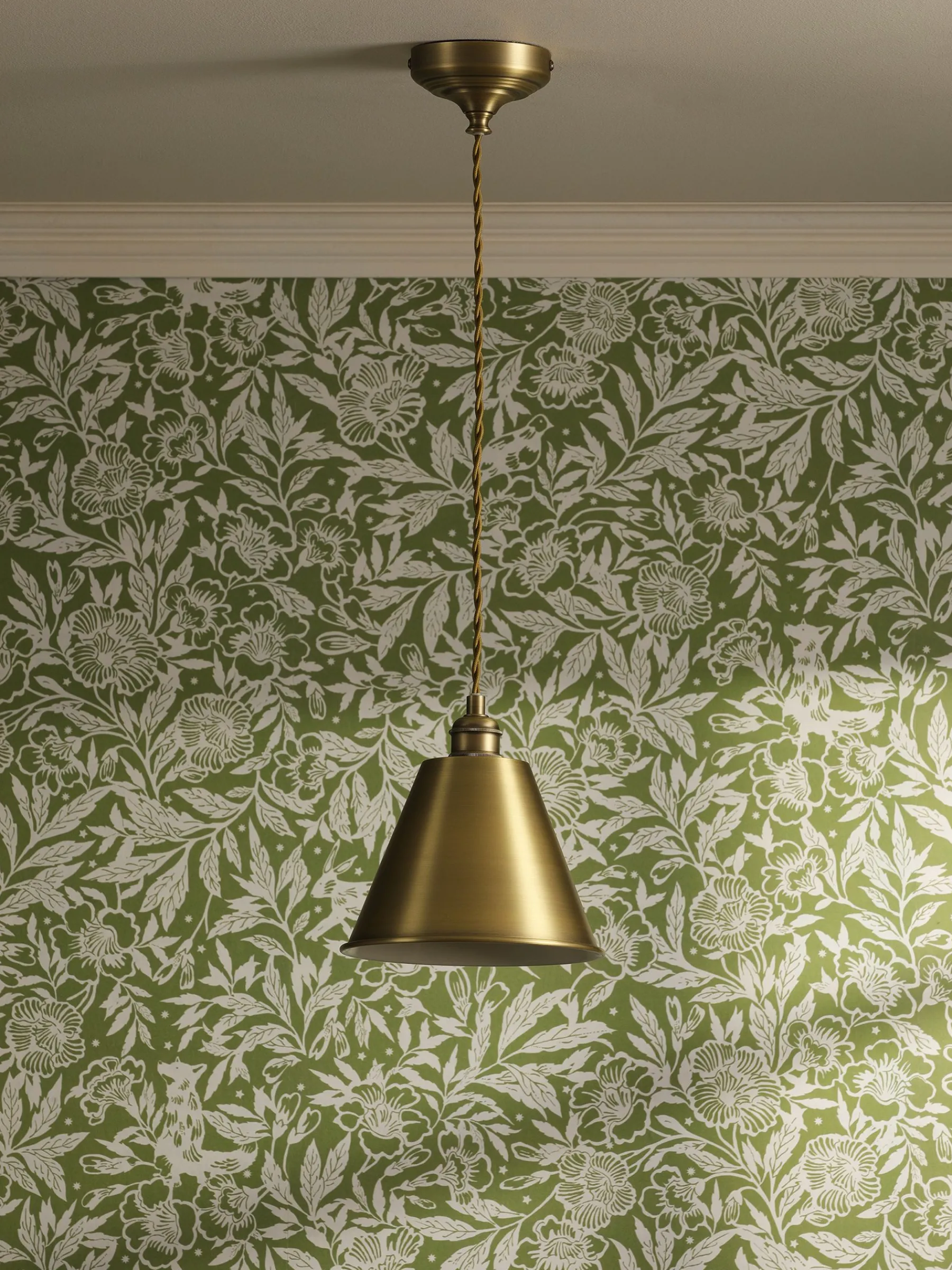 Wollaton Brass Ceiling Pendant<Joules New