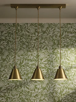 Wollaton Three Bar Brass Ceiling Light<Joules New