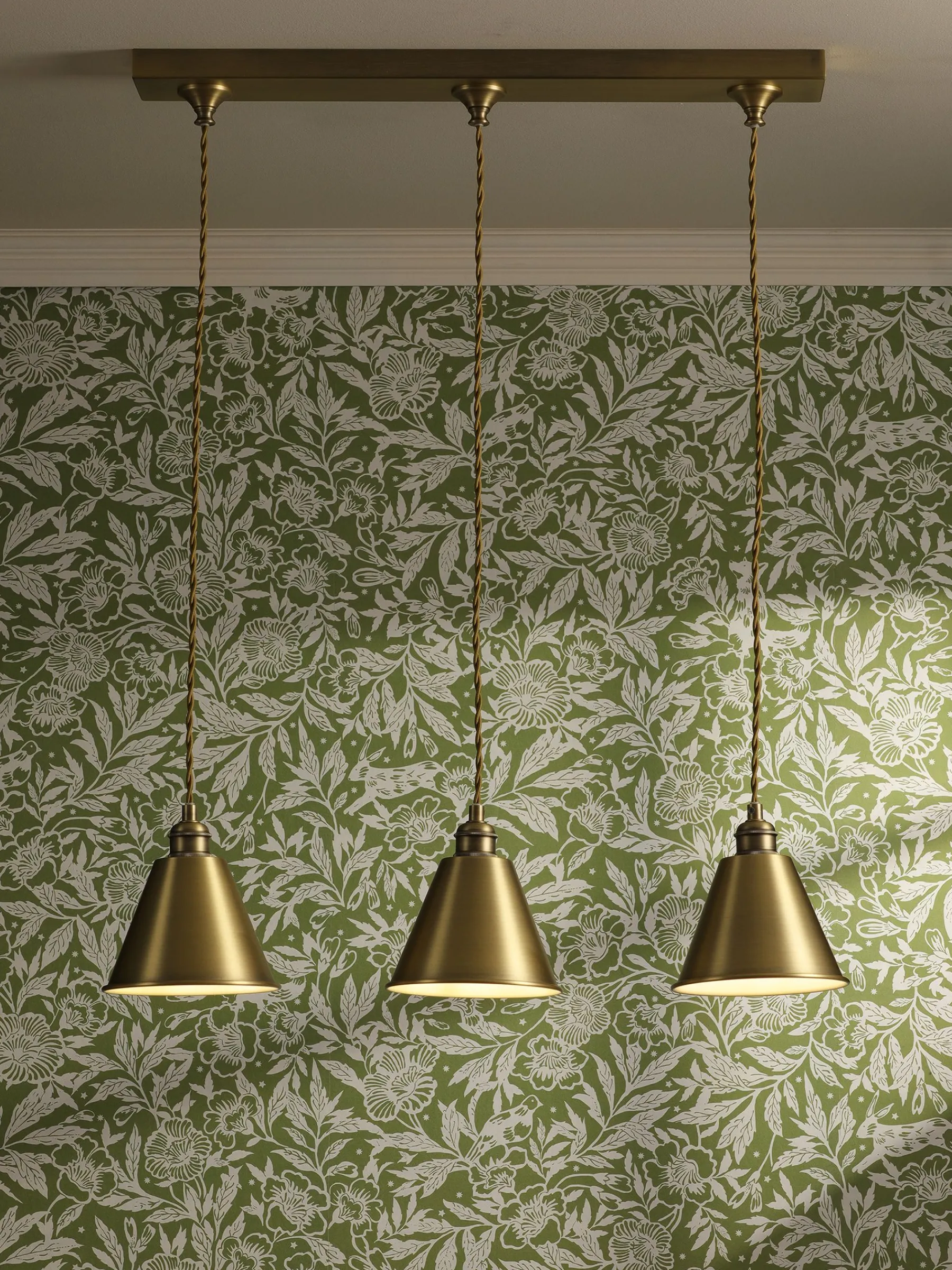 Wollaton Three Bar Brass Ceiling Light<Joules New