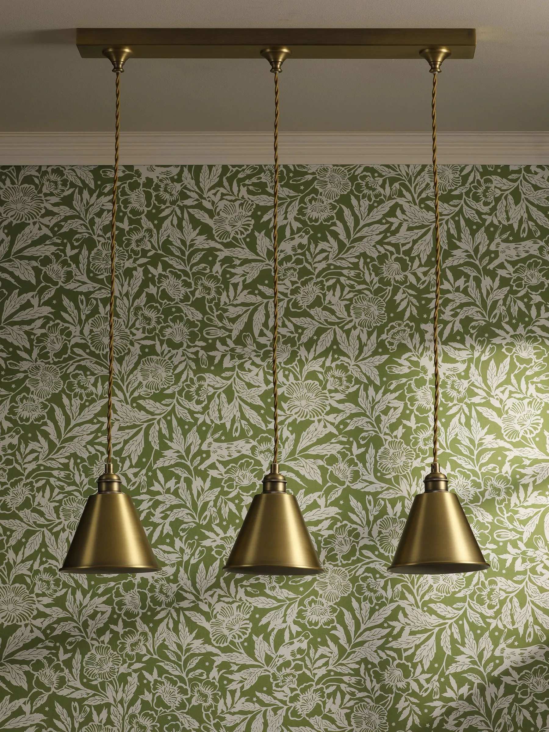 Wollaton Three Bar Brass Ceiling Light<Joules New