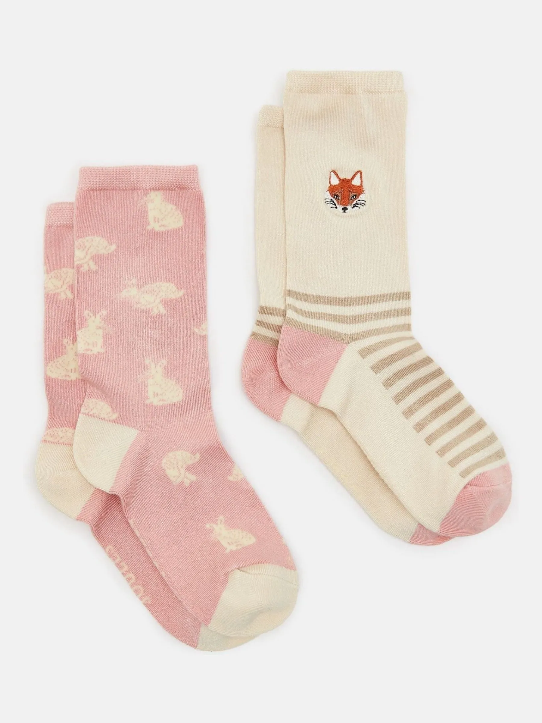 Women's Everyday 2 Pack Socks (size 4-8)<Joules Outlet