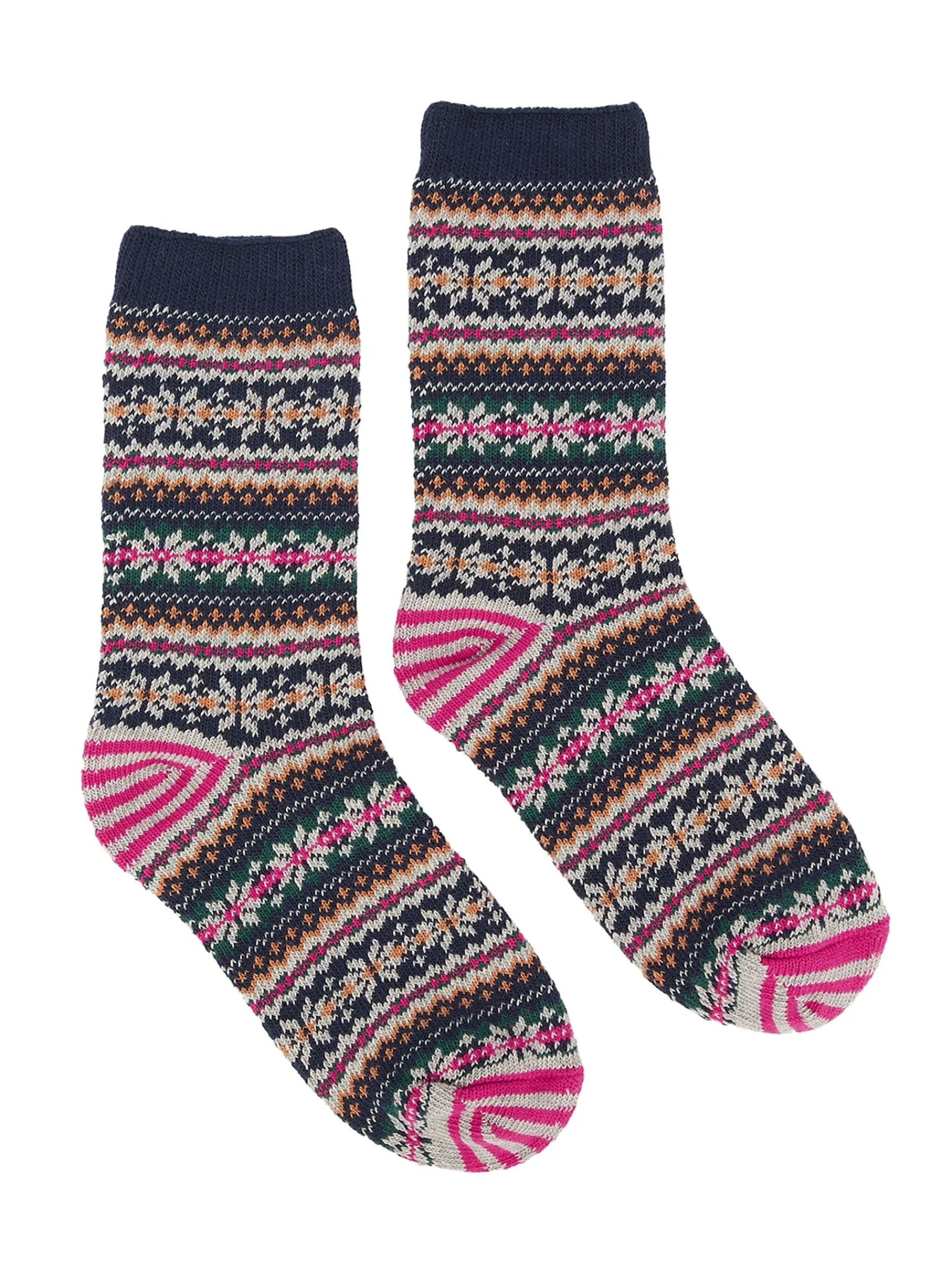 Women's Lucille Fairisle Pattern Socks<Joules New