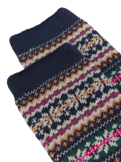 Women's Lucille Fairisle Pattern Socks<Joules New