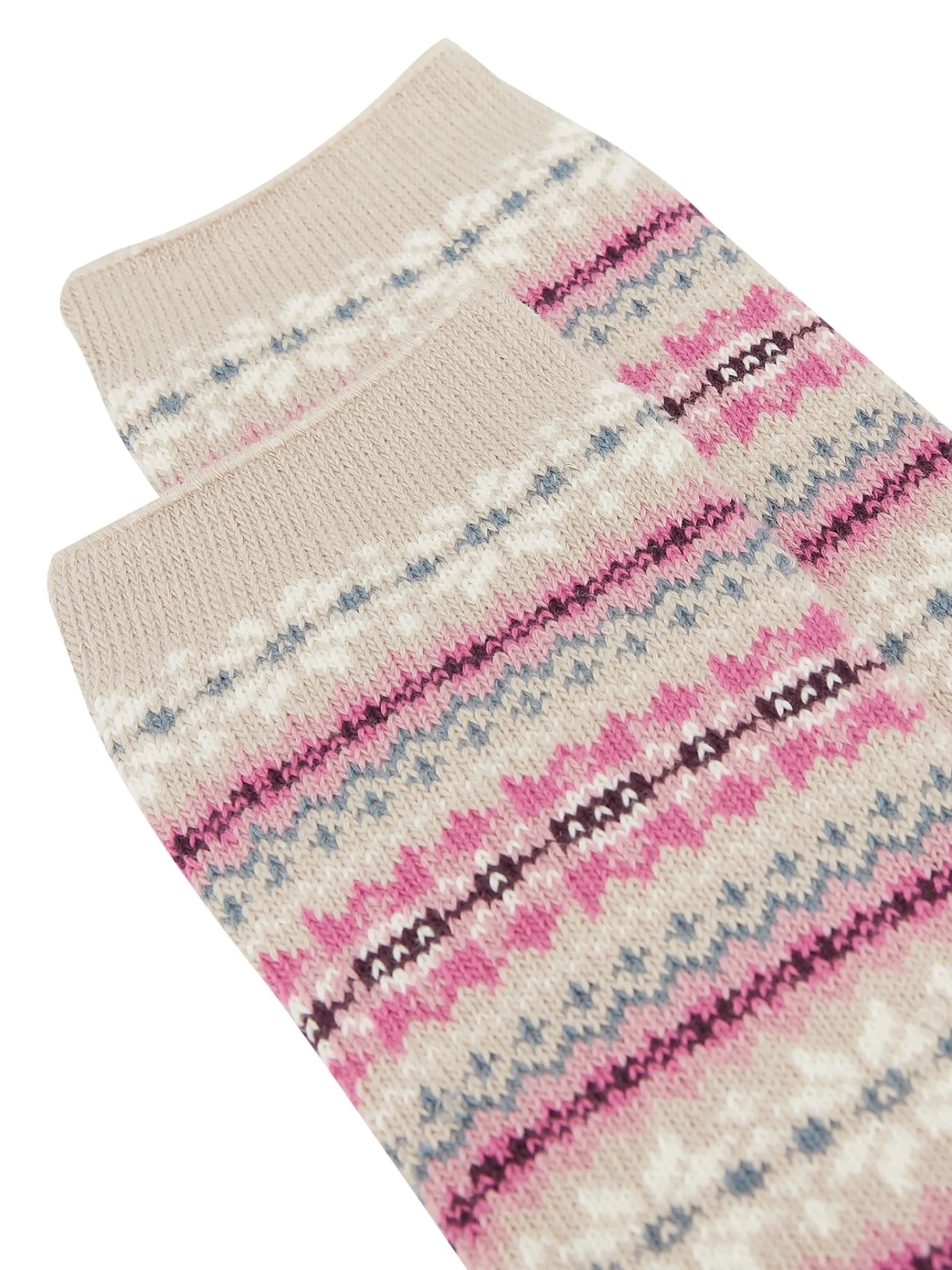 Women's Lucille Fairisle Pattern Socks<Joules Discount