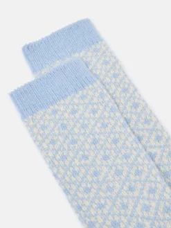 Women's Toasty Cosy Geometric Socks (size 4-8)<Joules Discount