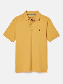 Woody Bright Yellow Regular Fit Cotton Pique Polo Shirt<Joules Outlet