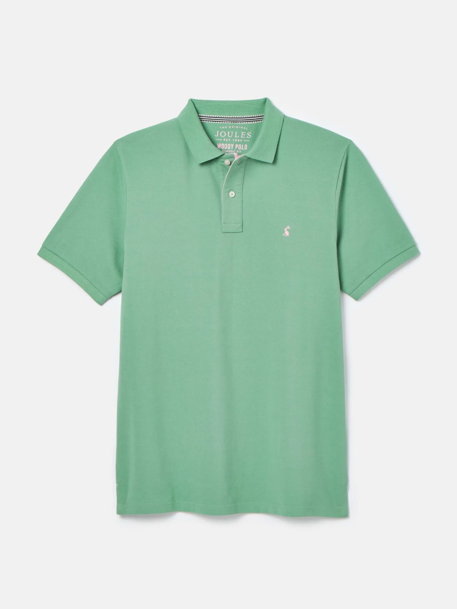 Woody Light Green Regular Fit Cotton Pique Polo Shirt<Joules Best