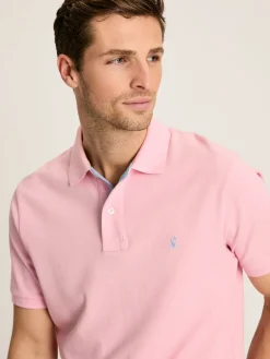 Woody Light Pink Regular Fit Cotton Pique Polo Shirt<Joules Outlet