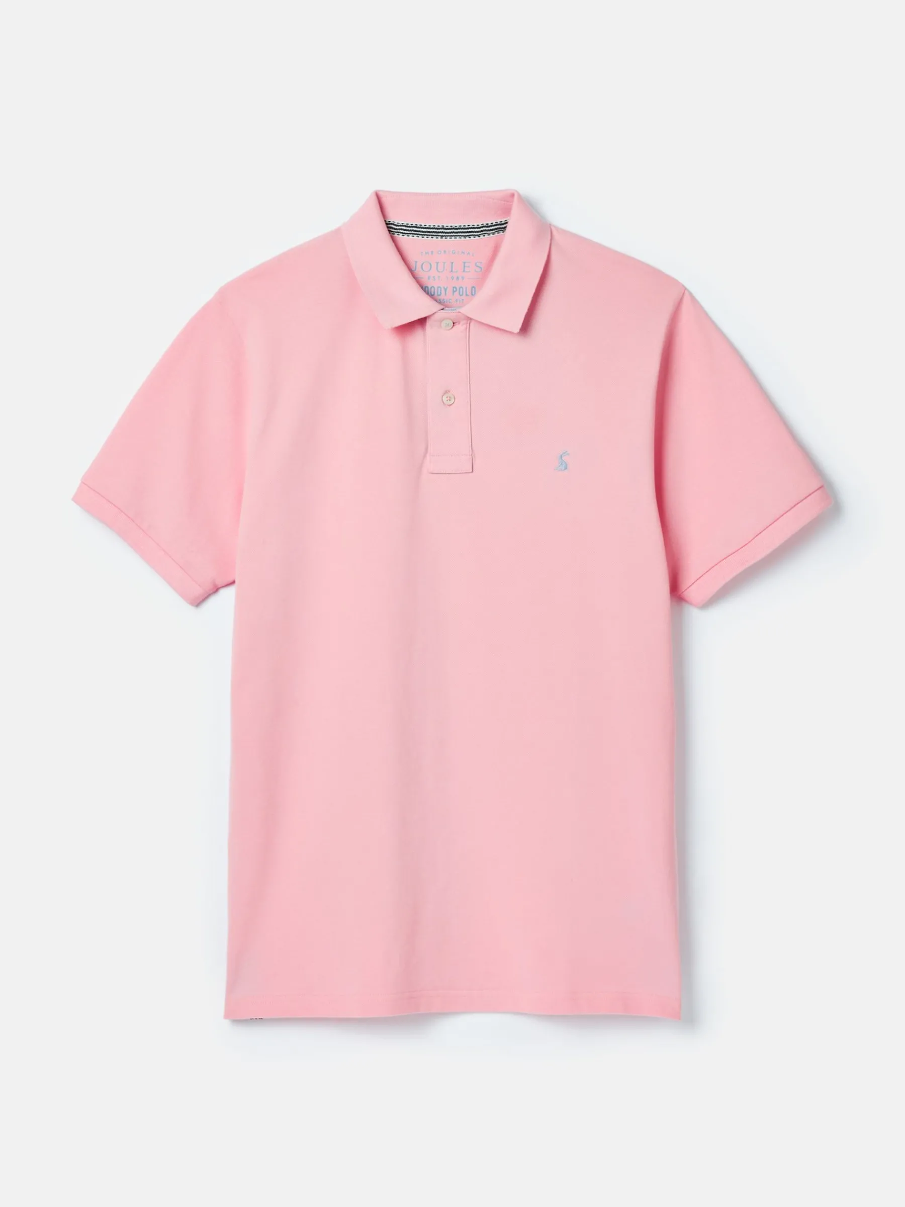Woody Light Pink Regular Fit Cotton Pique Polo Shirt<Joules Outlet