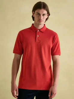 Woody Regular Fit Cotton Pique Polo Shirt<Joules