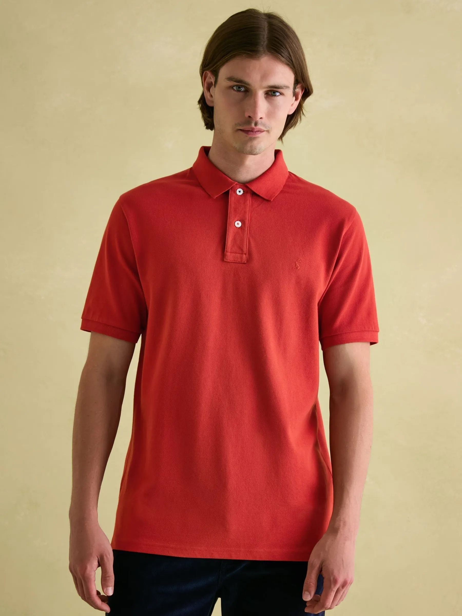 Woody Regular Fit Cotton Pique Polo Shirt<Joules