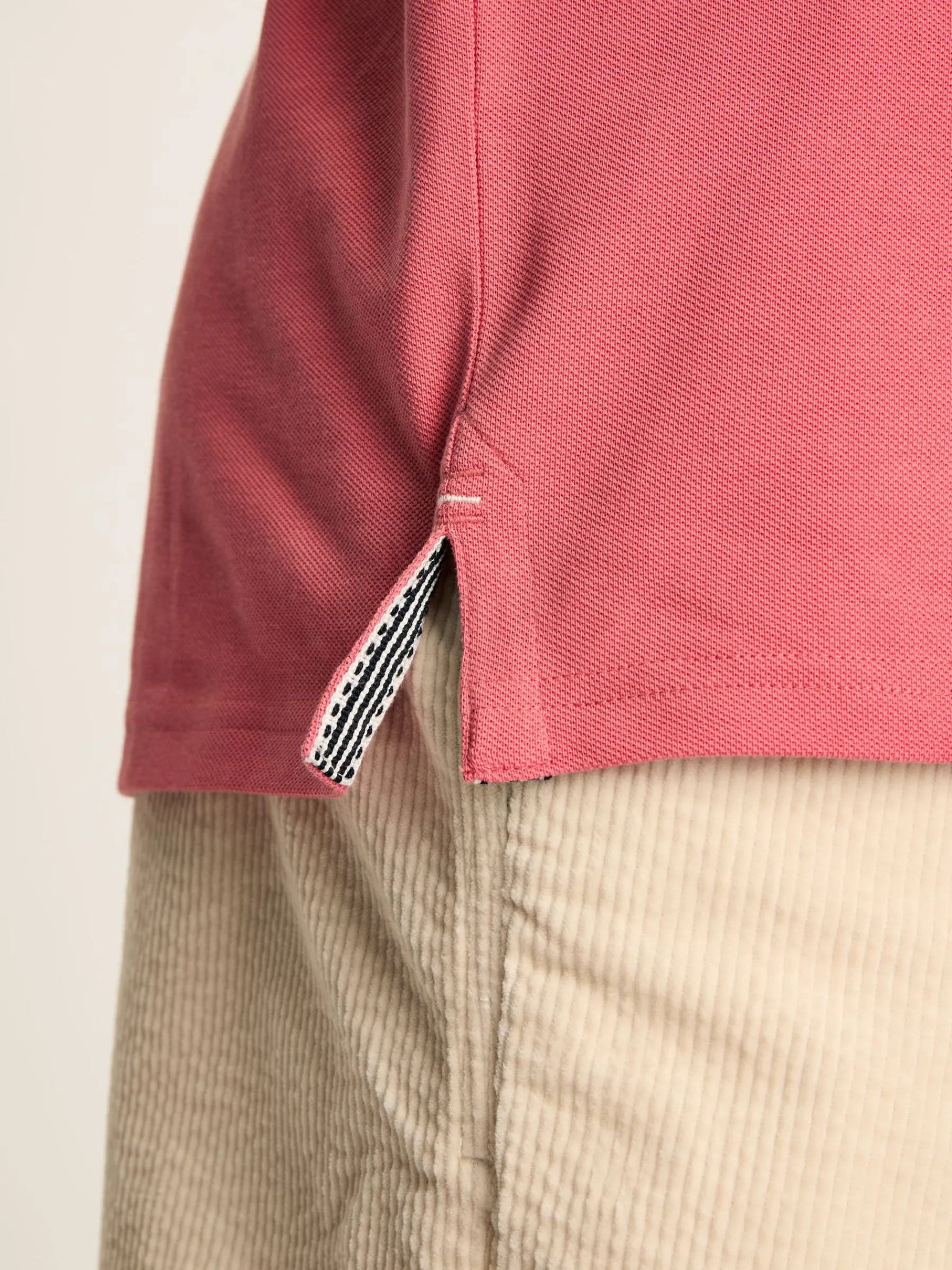 Woody Soft Pink Regular Fit Cotton Pique Polo Shirt<Joules Discount